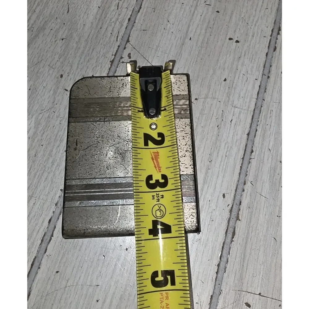 Vtg 40s-50s Elgin American Sterling Silver Cigarette Case Engine Turned 4oz USA